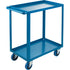 Heavy-Duty Shelf Carts, 2 Tiers, 18" W x 36" H x 33" D, 1200 lbs. Capacity