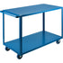Heavy-Duty Shelf Carts, 2 Tiers, 24" W x 36" H x 51" D, 1200 lbs. Capacity