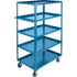 Heavy-Duty Shelf Carts, 5 Tiers, 24" W x 61" H x 39" D, 1200 lbs. Capacity