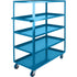 Heavy-Duty Shelf Carts, 5 Tiers, 24" W x 61" H x 51" D, 1200 lbs. Capacity