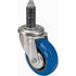 Rubber Stem Caster, Swivel, 4" (101.6 mm) Dia.