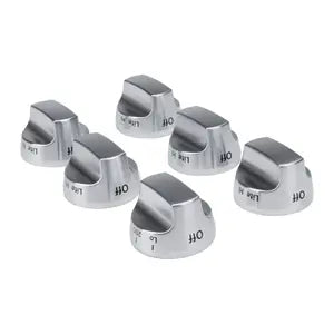 W10231704 Stainless Steel 6 Burner Grill/Griddle Knob Kit - XPart Supply