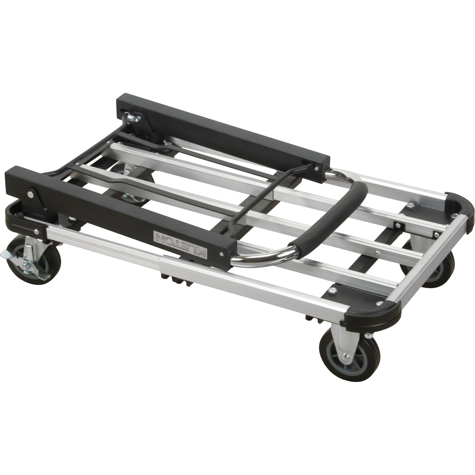 Foldable Platform Trucks, Aluminum, 300 lbs., 28" L x 16" W, 32" High