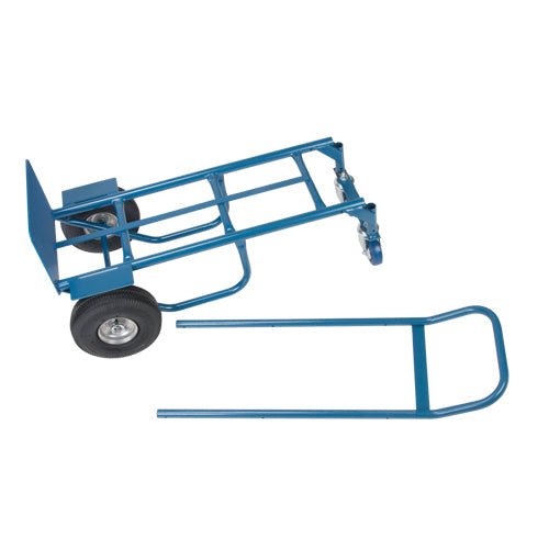 Convertible Deluxe Hand Truck, Steel, 800 lbs. Capacity