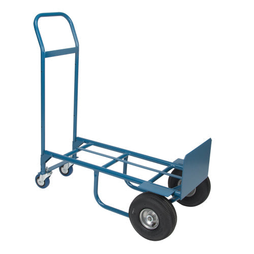 Convertible Deluxe Hand Truck, Steel, 800 lbs. Capacity