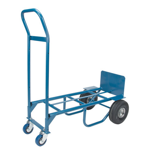 Convertible Deluxe Hand Truck, Steel, 800 lbs. Capacity