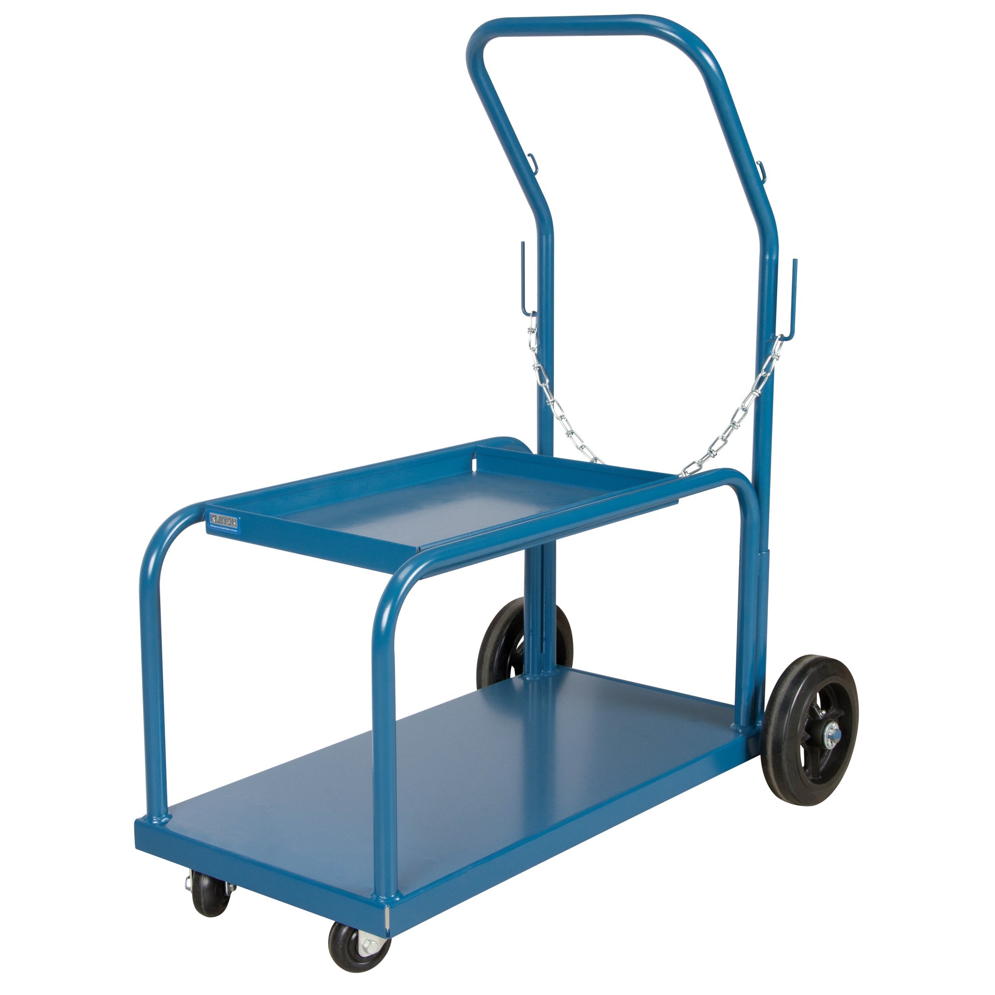 Mini-MIG Welding Cart, Rubber Wheels, 18" W x 36" L Base, 1000 lbs.