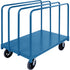 Single Level Rails Heavy-Duty Panel Mover Truck, 48" x 30" x 45", 2000 lbs. Capacity
