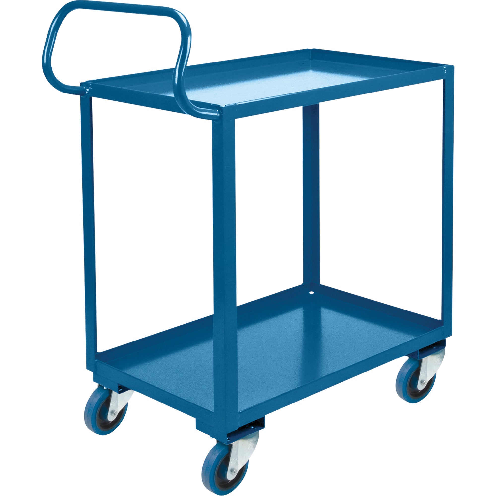 Ergonomic Shelf Truck, 800 lbs. Capacity, Steel, 26" W x 37" H x 38" D, Lip Up