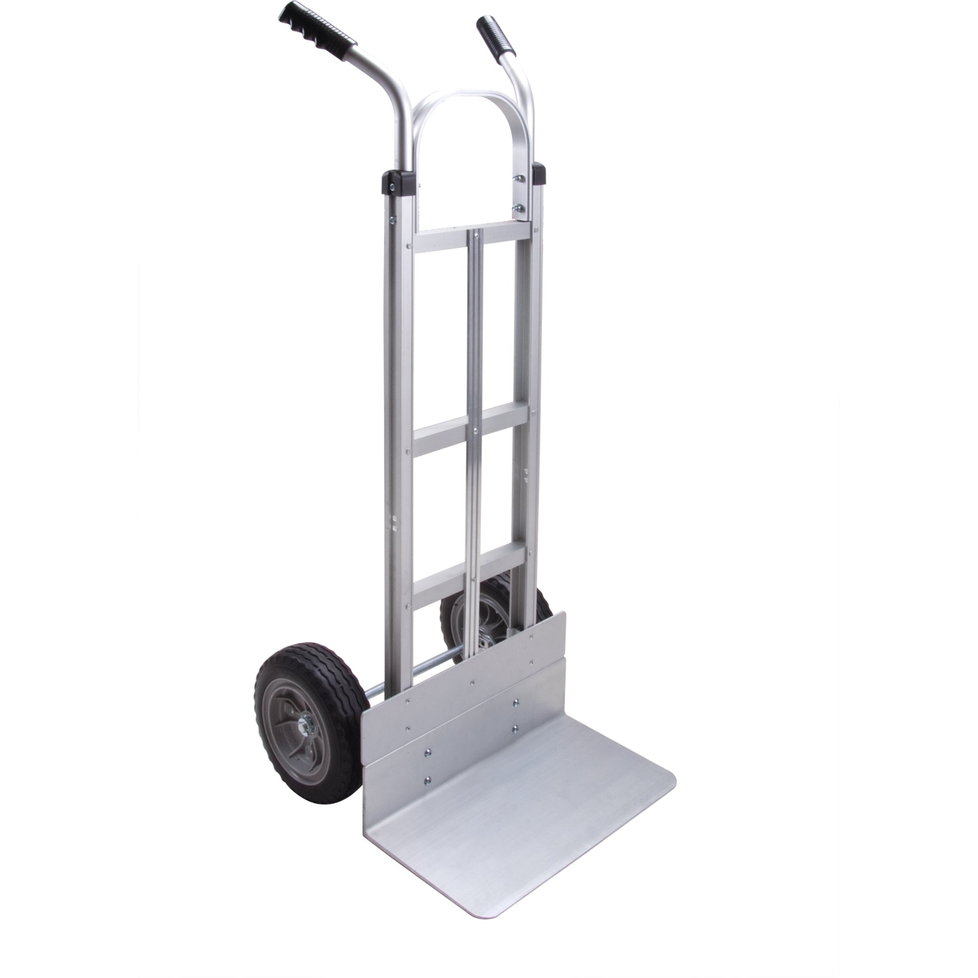 Knocked Down Hand Truck, Dual Handle, Aluminum, 50-5/8" Height, 500 lbs. Capacity