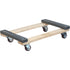 Rubber Ends Hardwood Dolly, Wood Frame, 18" W x 30" D x 7" H, 1000 lbs. Capacity