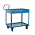 Deep Lipped Service Cart, 2 Tiers, 24" W x 47" H x 36" D, 1200 lbs. Capacity