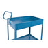 Deep Lipped Service Cart, 2 Tiers, 24" W x 47" H x 36" D, 1200 lbs. Capacity