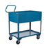 Deep Lipped Service Cart, 2 Tiers, 24" W x 47" H x 36" D, 1200 lbs. Capacity