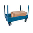 Deep Lipped Service Cart, 2 Tiers, 24" W x 47" H x 36" D, 1200 lbs. Capacity