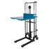 Hydraulic Platform Lift Stacker, Foot Pump Operated, 880 lbs. Capacity, 60" Max Lift