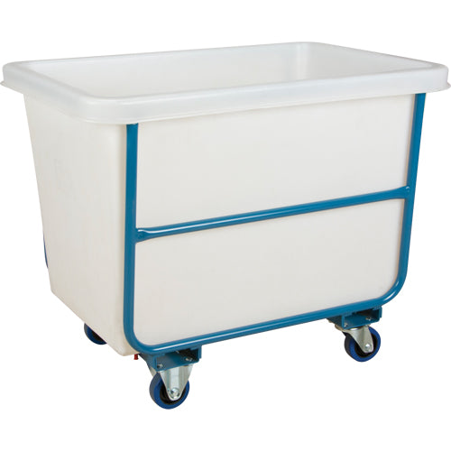 Tapered Wall Box Truck, White Polyethylene, 39" L x 27" W x 31" H, 12 cu. ft. Volume, 1000 lbs. Capacity
