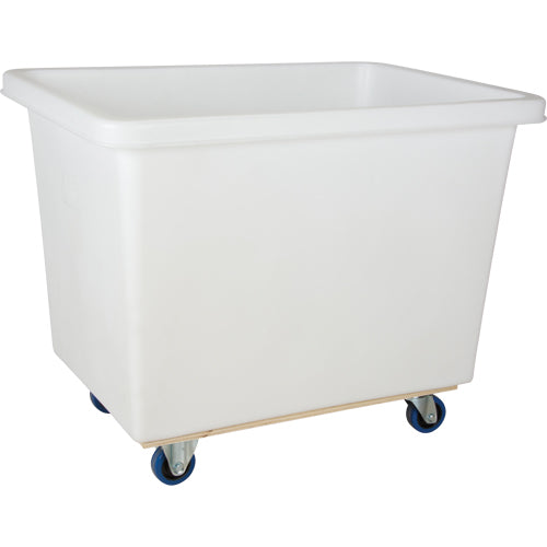 Tapered Wall Box Truck, White Polyethylene, 43" L x 30" W x 34" H, 16 cu. ft. Volume, 600 lbs. Capacity
