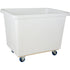 Tapered Wall Box Truck, White Polyethylene, 43" L x 30" W x 34" H, 16 cu. ft. Volume, 600 lbs. Capacity