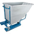 Self-Dumping Hopper, Polyethylene, 1-1/10 cu.yd, Grey