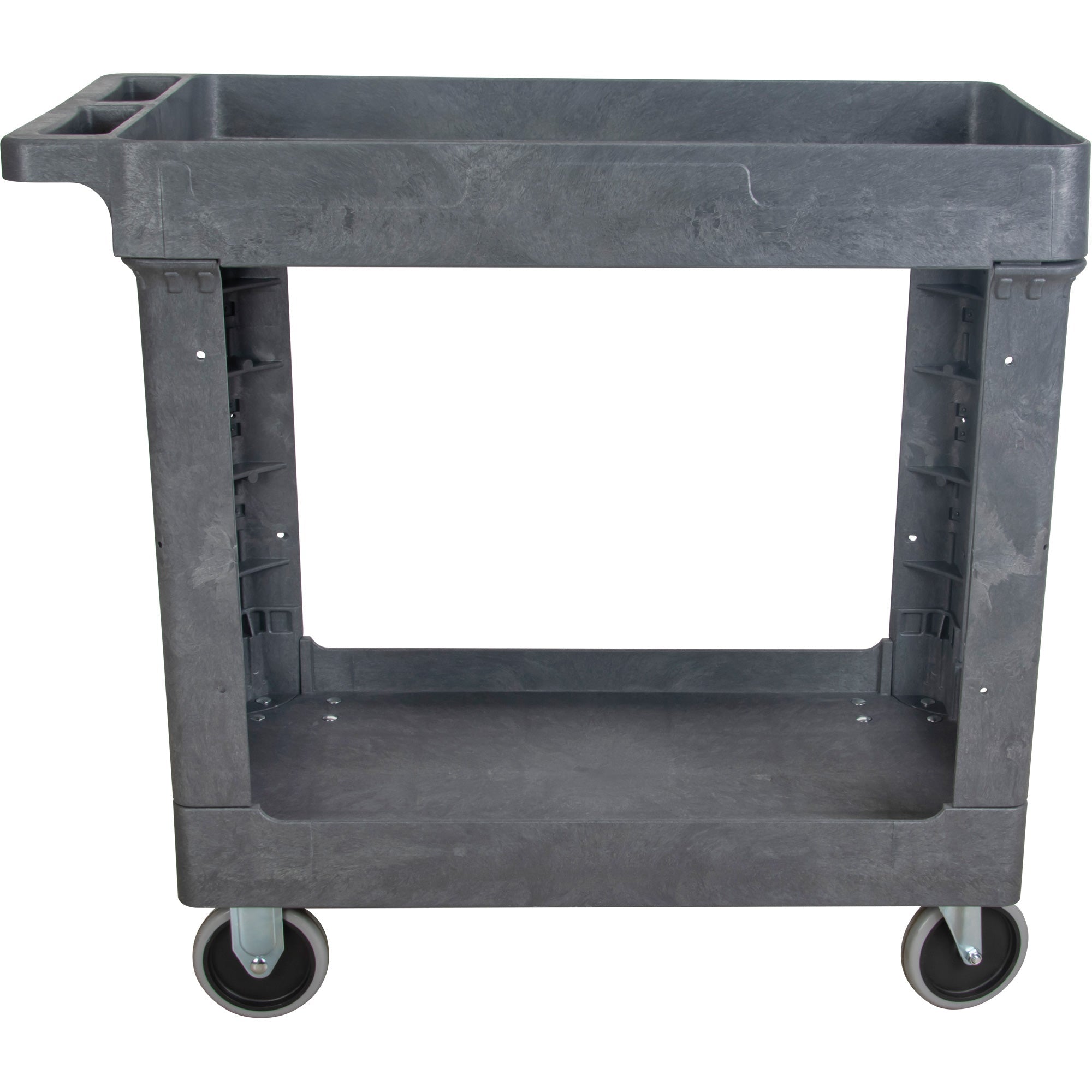 Utility Service Cart, 2 Tiers, 16-1/2" x 32-1/2" x 34-1/2", 550 lbs. Capacity