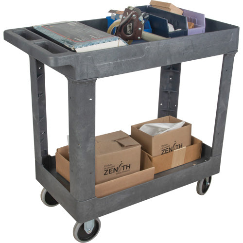 Utility Service Cart, 2 Tiers, 16-1/2" x 32-1/2" x 34-1/2", 550 lbs. Capacity