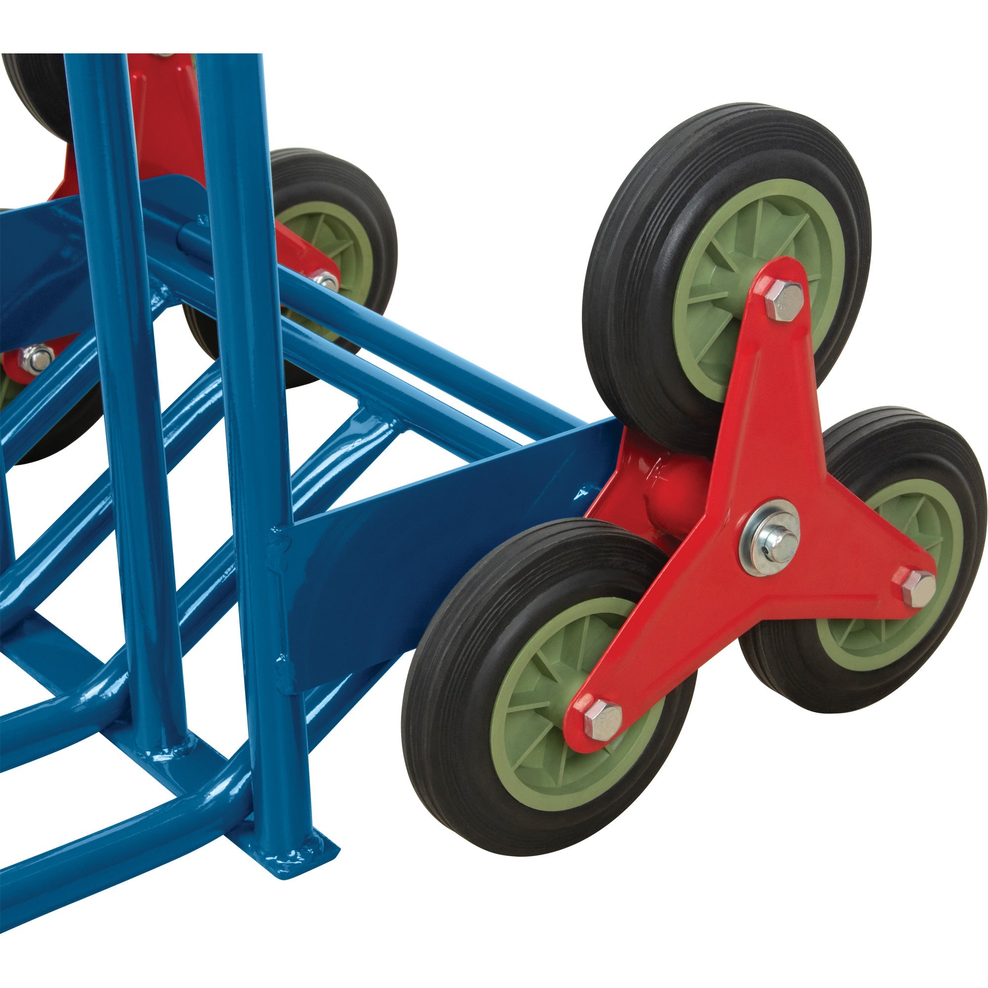 Stair Climbing Hand Truck, Steel Frame, 23-3/4" W x 45-5/8" H, 300 lbs. Capacity