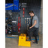 Industrial Step Stool, 2 Steps, 26" x 22-7/16" x 19-11/16" High