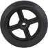 Mold-On Rubber Wheel, 10" (254 mm) Dia. x 2" (50.8 mm) W, 948 lbs. (430 kg) Capacity