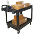 Utility Cart, 2 Tiers, 25-5/8" x 33-1/2" x 43-3/4", 550 lbs. Capacity