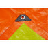 High-Visibility Heavy-Duty Woven Tarp, Green/Orange, 40' x 60' x 12 mils