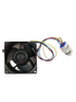 WG03F06676 refrigerator evaporator fan replacement by XPart Supply black square fan with wiring harness