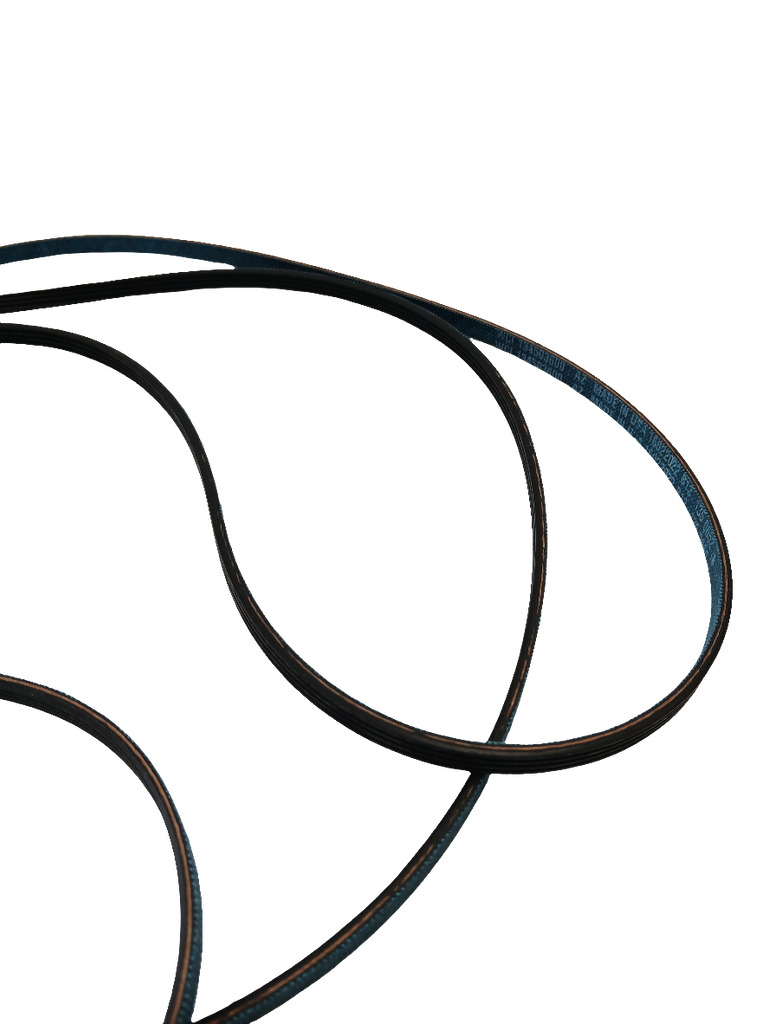 XPart Supply 134503600 dryer belt replacement heavy duty rubber drive belt loops on black background