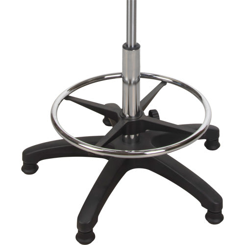 Heavy-Duty Ergonomic Stool with Adjustable Arm Rests