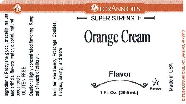 Orange Cream Flavoring - Super Strength Flavor 1 oz., 16 oz., 1 Gallon, 5 Gallons - Ships Free Within Canada on Orders Above CAD $199