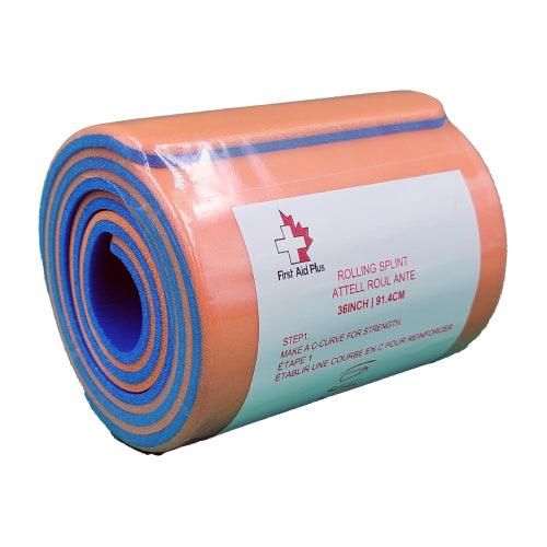 Padded Aluminum Malleable Foam Splint, 36", Rolled