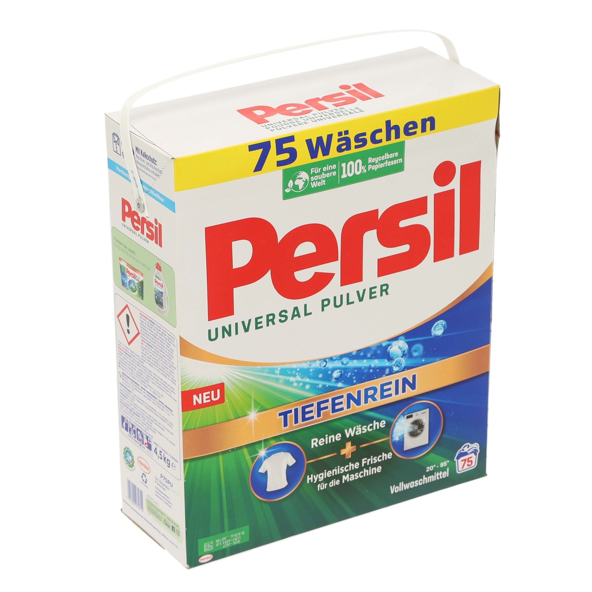 Persil Universal powder laundry detergent, 4.5 kg, up to 75 loads