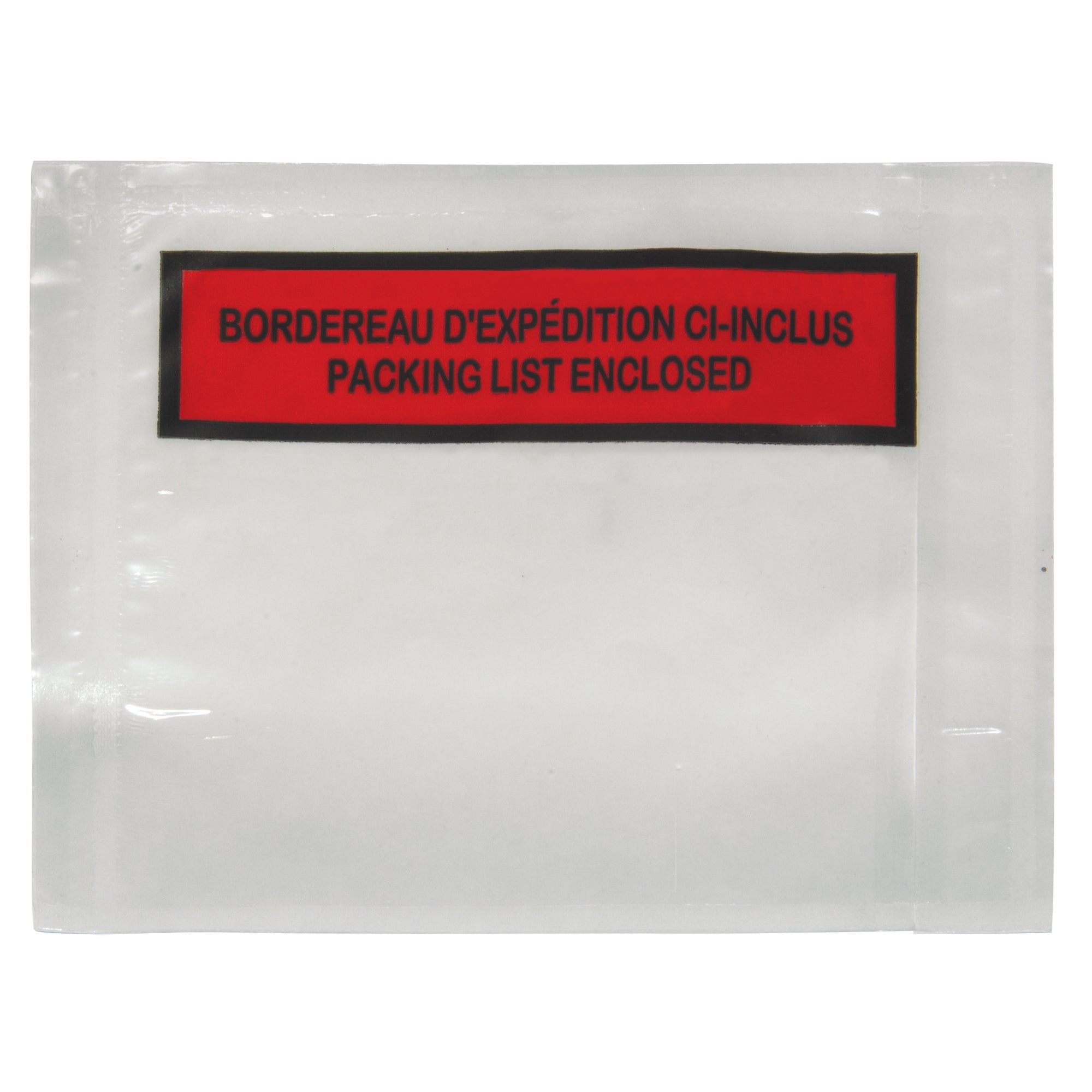 Packing List Envelope, 4-1/2" L x 5-1/2" W, Backloading Style