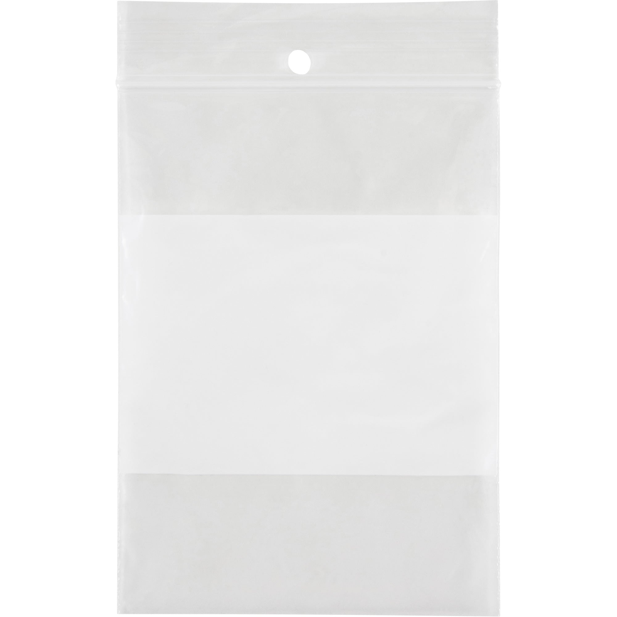 White Block Poly Bags