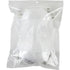 White Block Poly Bags, Reclosable, 10" x 8", 2 mils