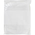 White Block Poly Bags, Reclosable, 15" x 12", 2 mils