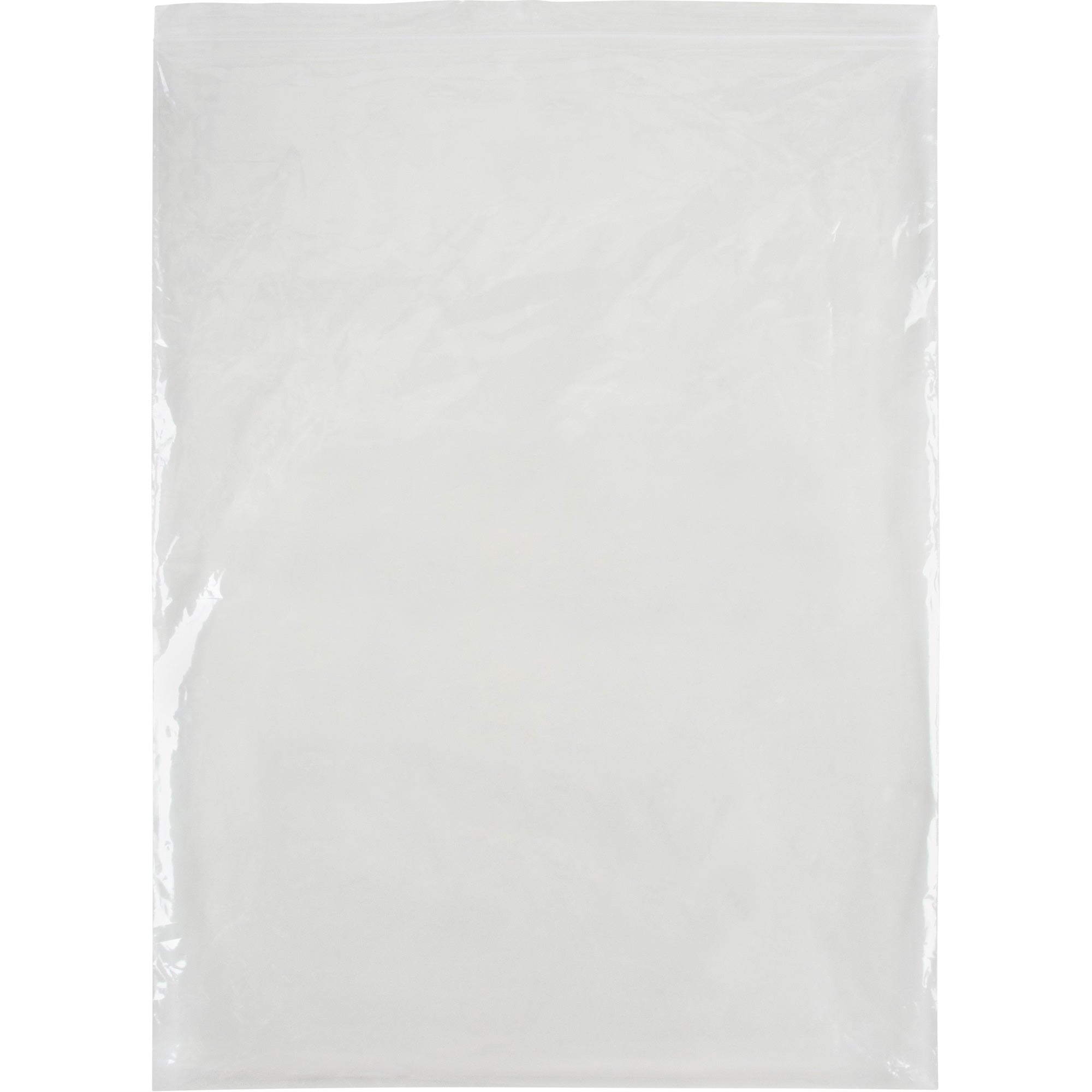 Poly Bags, Reclosable, 20" x 15", 2 mils
