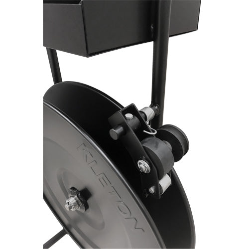 Strapping Dispenser, Polyester/Steel/Polypropylene Straps, 16"/8" Core Dia., 3"/8"/6" Roll Width