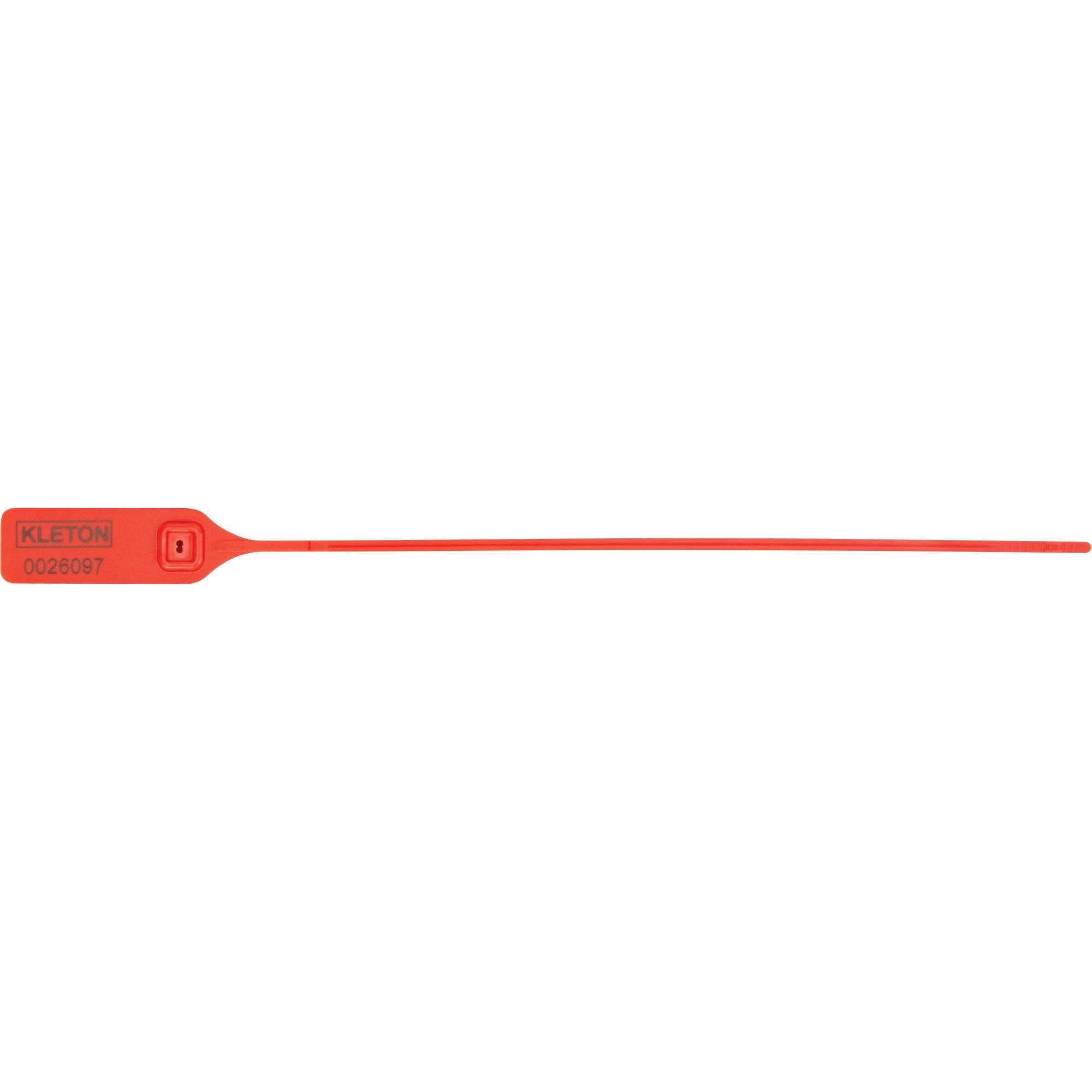 Heavy-Duty Security Seal, 13", Plastic, Pull-Up Seal