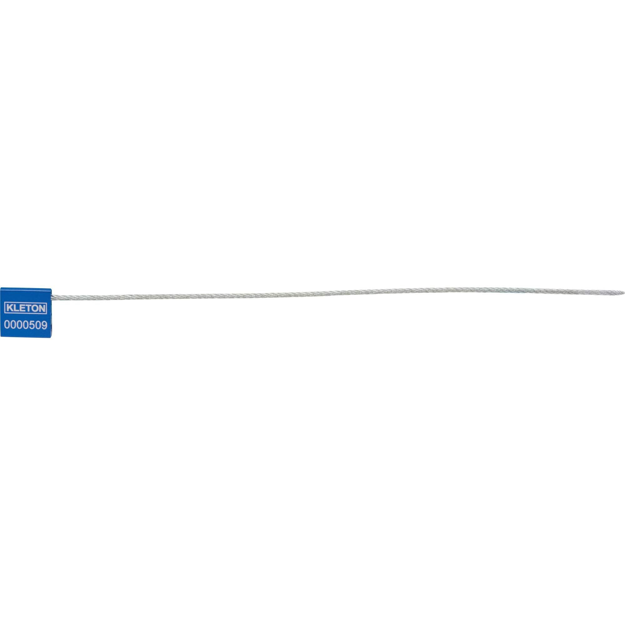 High Security Security Seal, 12", Metal, Cable Seal