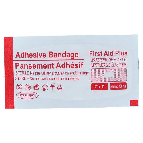 Plastic Adhesive Extra Large Patch Bandage, 2" x 4"