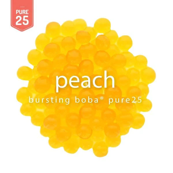 Peach Bursting Boba Pure25 - Popping Boba - Bossen - Canada