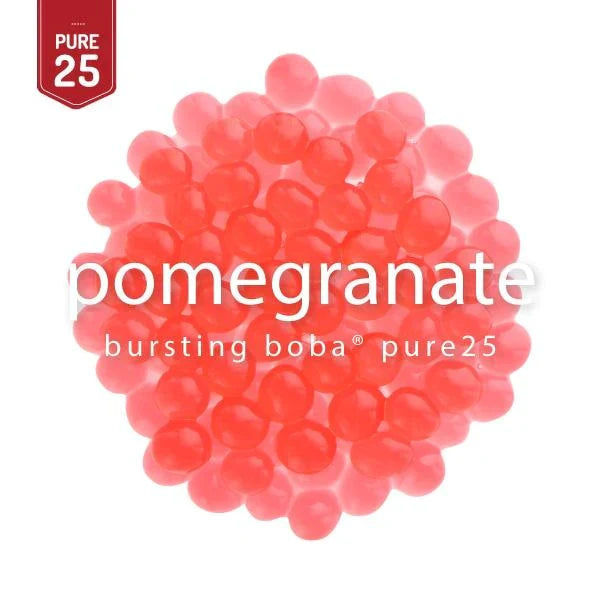 Pomegranate Bursting Boba Pure25 - Popping Boba - Bossen - Canada