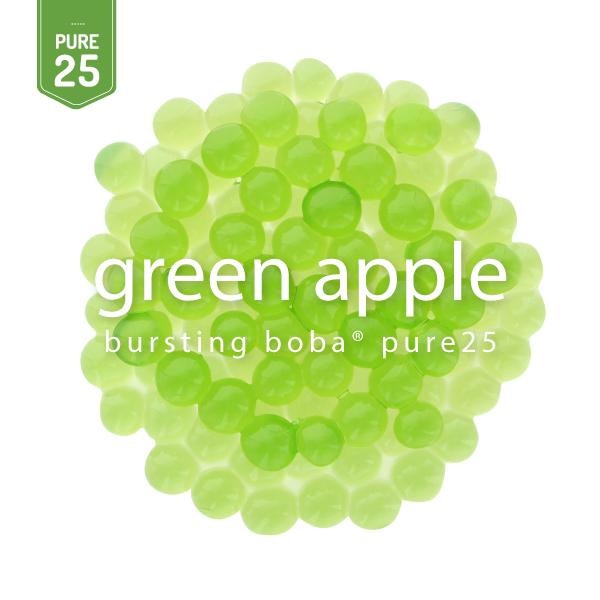 Green Apple Bursting Boba Pure25- Popping Boba - Bossen - Canada
