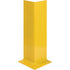 Upright Protectors, Steel, 7" W x 7" D x 18-1/4" H, Safety Yellow